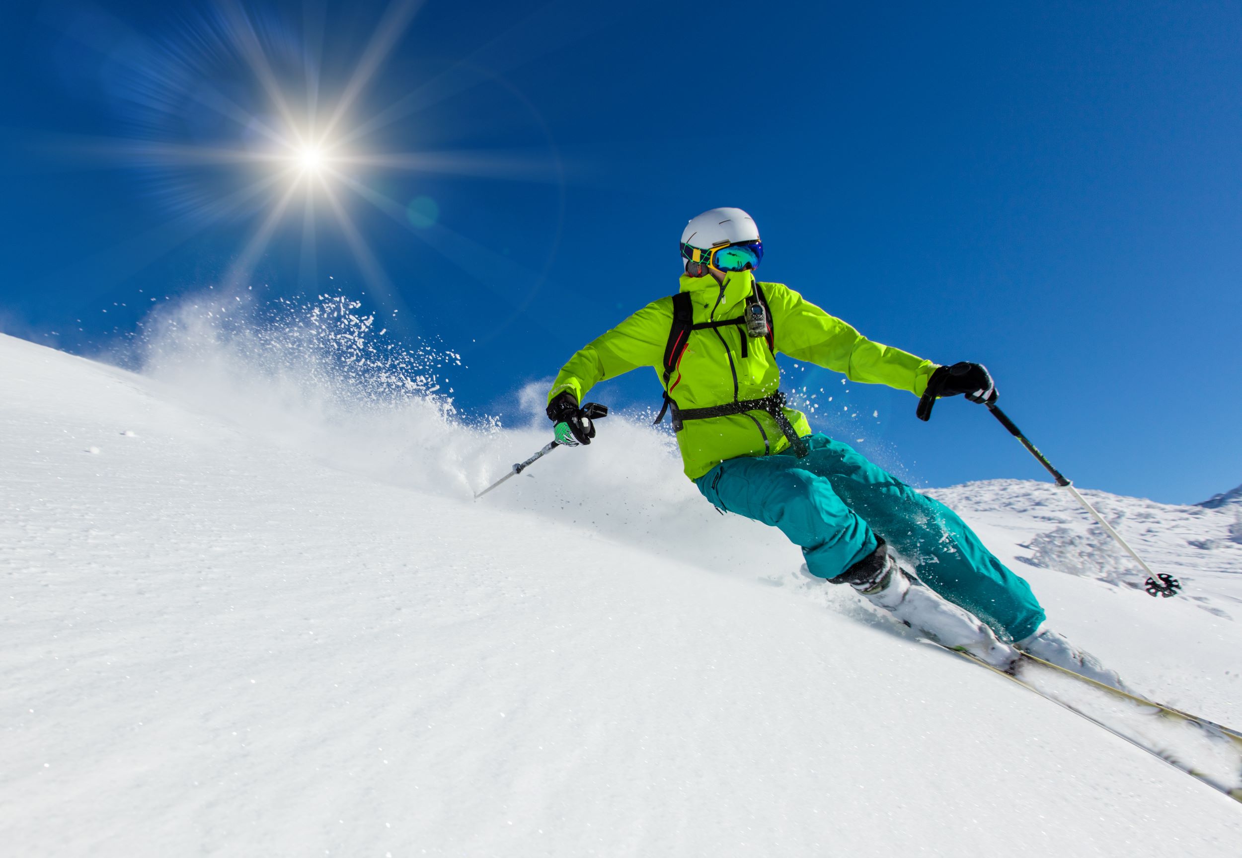 A skier in Utah.