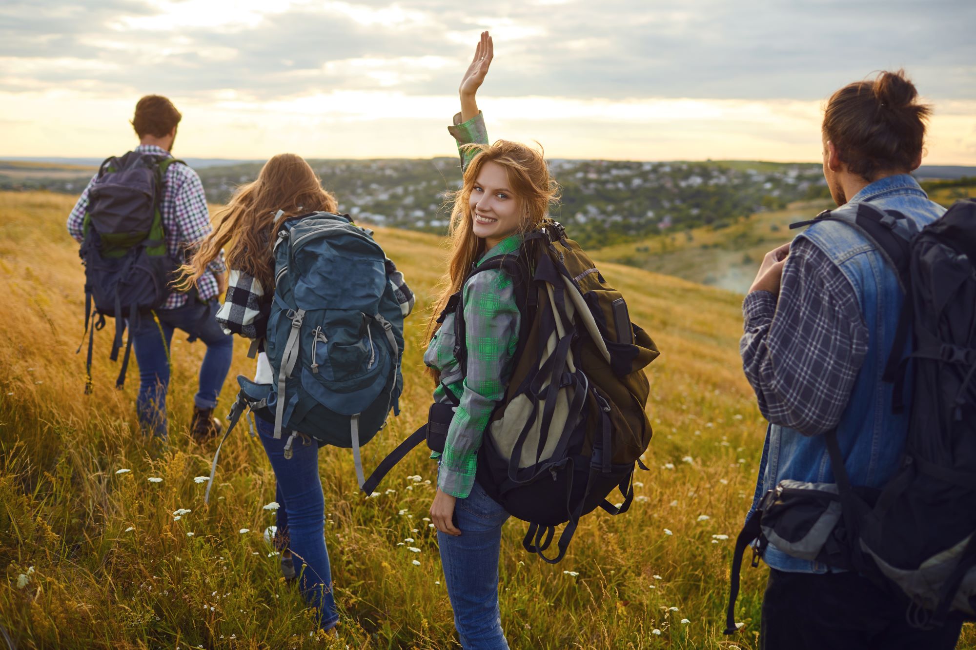 A group of hikers.