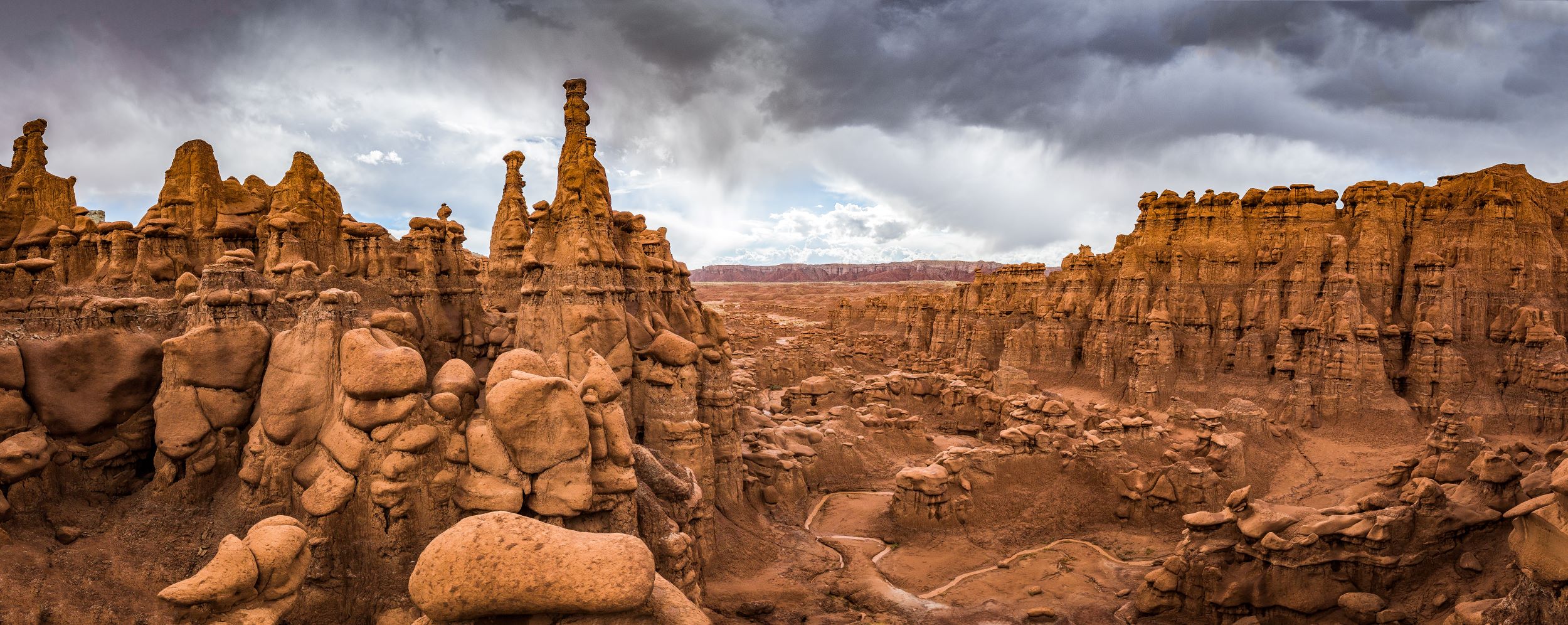 A view of Goblin Valley, Utah.